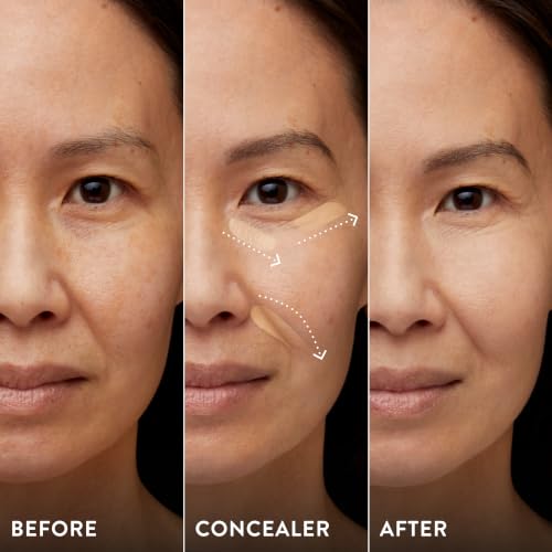 LAURA GELLER NEW YORK Ideal Fix Under Eye Concealer for Mature Skin – 03 Light - Full Coverage, Anti-Aging, Color Correcting – Covers Dark Circles & Blemishes – Hydrating, Crease-Free, Long-Lasting