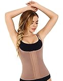 Lady Slim Fajas Colombianas Powernet Vest Waist Cincher Underbust Body Shaper 3 Hooks Postpartum Post Surgery