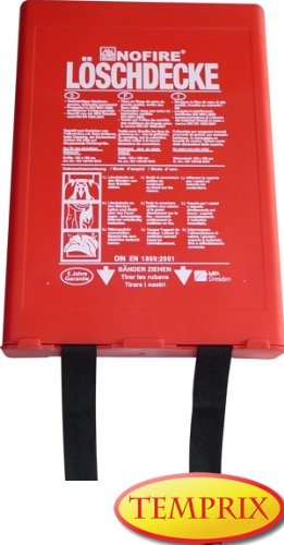 Feuerlöschdecke Feuerdecke Brandschutzdecke Decke Branddecke Löschdecke Box 120x180cm