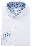 Isaac Mizrahi Boy's 9215 Dress Shirt - White/Blue - 4