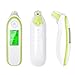 Elera Digital No Touch Infrared Forehead and Ear Thermometer Monitor With Probe Clinical Thermometer Gun for Fever for Infant Baby Kid Adult(Green)