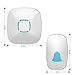 Doorbell, Lovin Product Waterproof Wireless Doorbell Chime Kit with 36 Chimes/Adjustable Volume; 1000feet Operating, with Sound LED Flash Door Bell for Home (2 Receiver x 1Push Button)