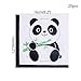 Child's Panda-Monium Birthday Party Supplies Pack Includes: Dessert Plates,Cups,Pennant Garland,Inviting cards,Straws,Napkins and Tablecloth Decorations