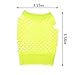 Haodeba 7 Pairs Stretchy Fingerless Fishnet Gloves for Parties, Assorted Brighted Color