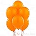 AFTERLOON® Biodegradable Balloons 24 pcs Orange balloons 12 Inch, Matte Color Thickened Extra Strong Latex Helium Balloons (Orange-12 inch-24pcs)