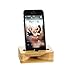 coopsion Wooden Cell Phone Stand, Phone Holder Wooden Sound Amplifier for iPhone 7 7Plus 6 6Plus Samsung and Cell Phone