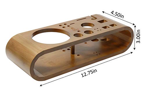Mixology Bartender Kit 25-Piece Set: Bamboo Base, Mixing Glass 24oz-700ml, Strainer, Bar Spoon & Muddler, Wine Aerator, Straws, Jigger, Liquor Pourers, Garnish Picks, Waiter Corkscrew & Drink Markers - Thumbnail 2