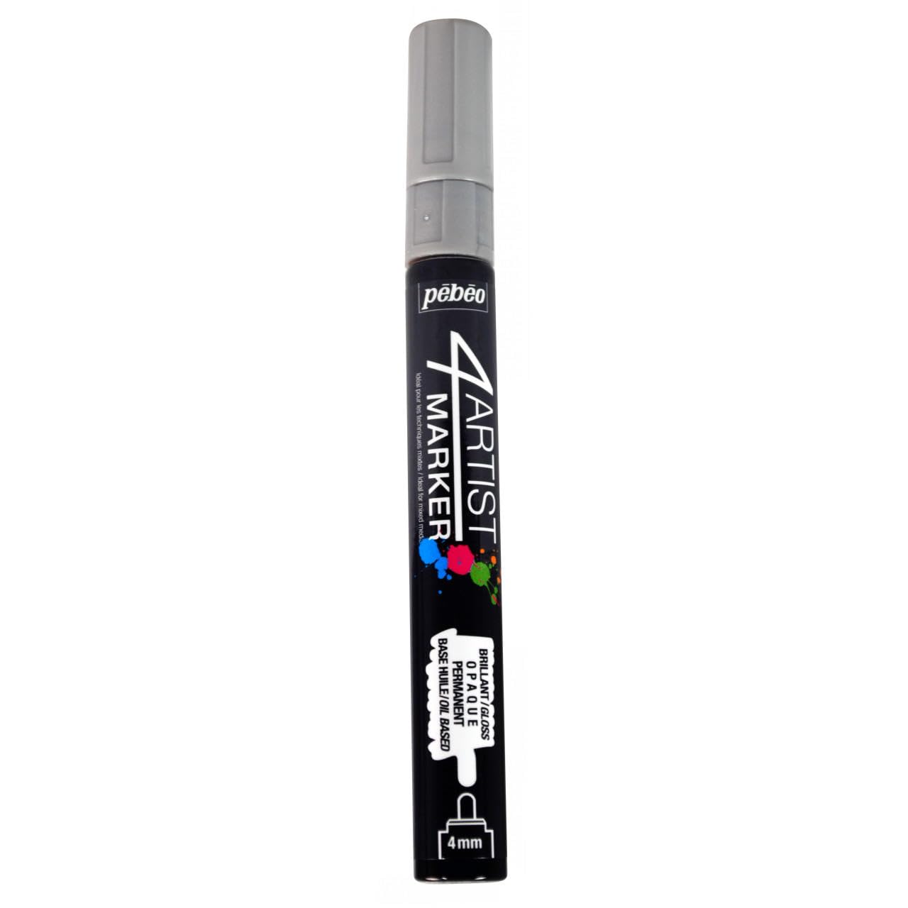 Pebeo 4Artist Silver Marker - 4mm, Round