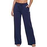 U.S. Polo Assn. Women's Wide Leg Sweatpants, Fleece-Backed Valentines Gifts for Her