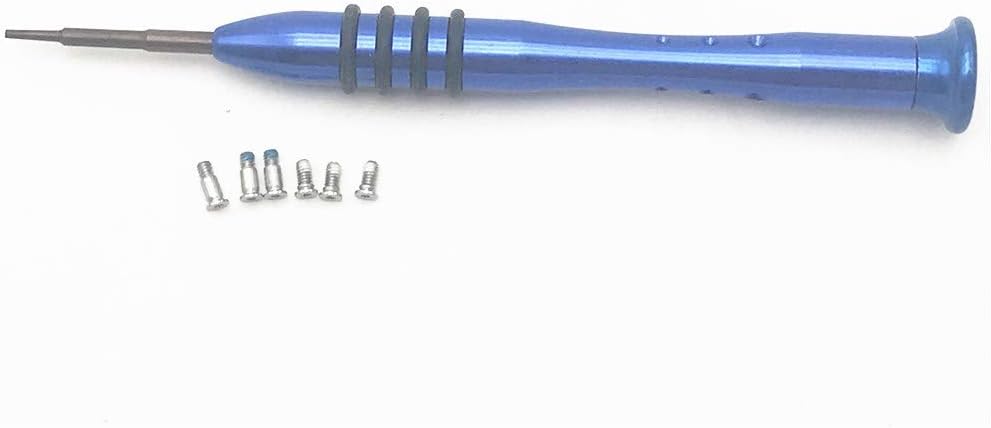 Space Grey Silver Bottom Case Cover Screws+Screwdriver for MacBook pro A1707 2016-2017 A1990 2018-2019 Space Grey Silver Bottom Case Cover Screws (Silver)