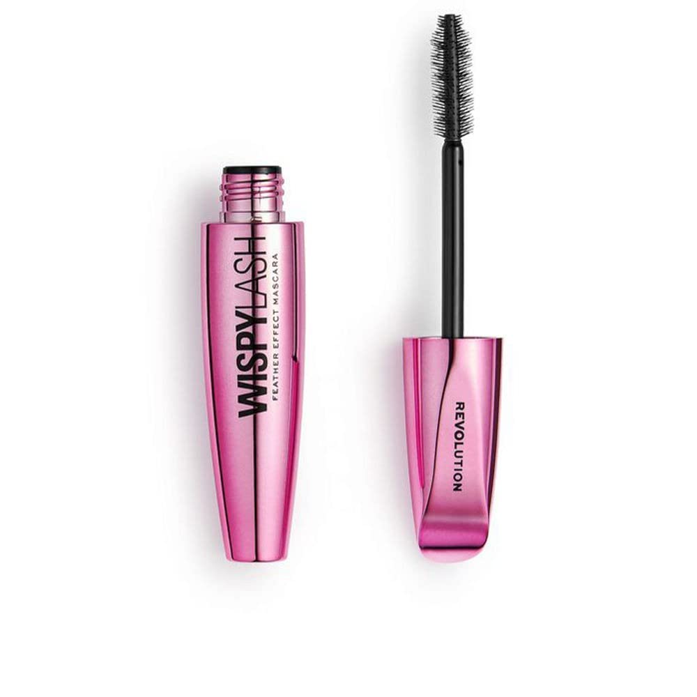 Revolution Beauty London Wispy False Lash Mascara, Angled Brush, Fast-Drying, Natural Look, Black