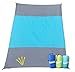 SAND-AWAY 70D Ripstop Sand Proof Outdoor Compact Beach Blanket (20% Bigger 9 x 7 ft) Oversized Beach,Picnic Blanket,Beach Mat (INCLUDES 4 FREE STAKES!) Great for the Beach,Picnic,Camping,Hiking -XXL