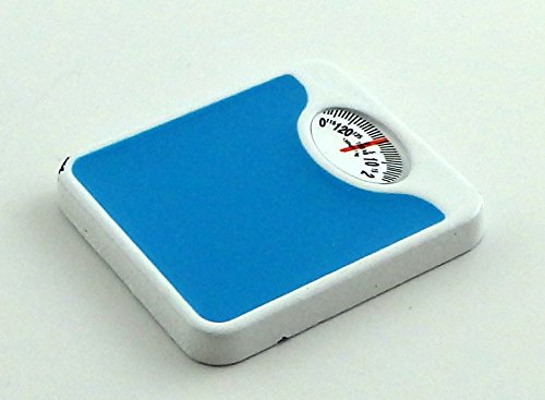 Dollhouse Miniature 1:12 Scale Blue Bathroom Scale #G7211