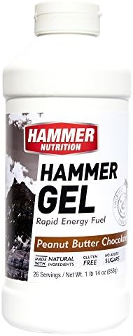Hammer Nutrition Gel Flavor Peanut Butter-chocolate 26 Servings Bottle