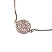 MEIBEADS Cubic Zirconia Crystal Bracelet for Women Gold Color Chain Link Charm Bracelets