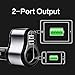 Smart Car Charger, Dual USB Ports 3.1A + 1 Socket Cigarette Lighter Splitter Car Power Adapter 80W for iPhone iPad Android Samsung GPS/DVR/DVD