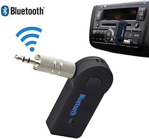 Bluetooth Receiver Car Kit Portable Wireless Audio Adapter Converter 3.5 mm Aux Auxiliary Stereo Output Bluetooth 4.0, A2DP, Built-in Microphone for Home Car Audio Music Streaming Sound System