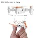 Kingtoys Mini RC Drone 100W HD Camera Collapsible Quadcopter with 2.4GHz 6-Axis Gyro and WiFi FPV (Orange) …