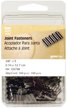 Hillman Corrugated Joint Fastener 1/2 " No. 5 Steel Card Of 100