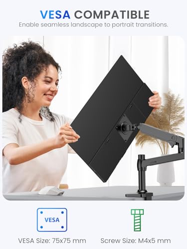 UPERFECT 21.5 Inch 120Hz QLED Touchscreen Portable Gaming Monitor 125% sRGB 2000:1 Contrast 1080P Large Display with 180° Integrated Mount USB-C HDMI for Laptop/PC/Game Console, VESA Compatible