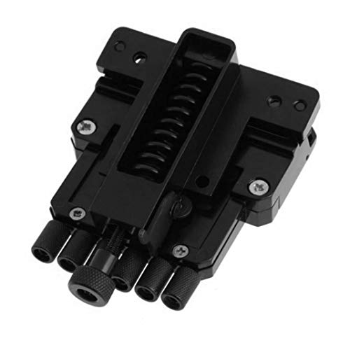 difcuyg5Ozw 6 String Headless Guitar Tailpiece Saddle Tremolo Bridge Set Screws Wrenches Music Instrument Accessories - Black