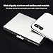 SHIILFID Anti Rfid Blocking Credit Card Holder Stainless Steel Metal Wallet Protector Case Thin Slim for Men/Women Silver