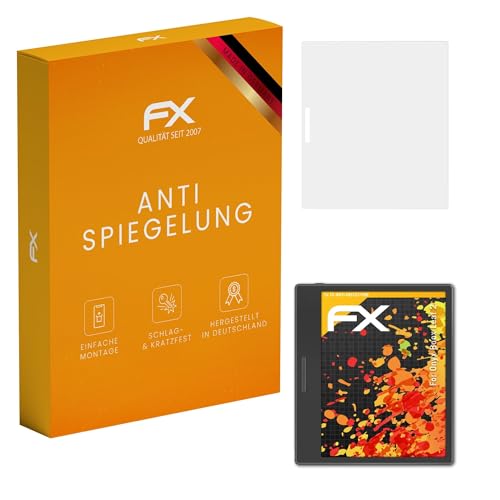 atFoliX Screen Protector compatible with Onyx Boox Leaf 2 Screen Protection Film, anti-reflective and shock-absorbing FX Protector Film (2X)