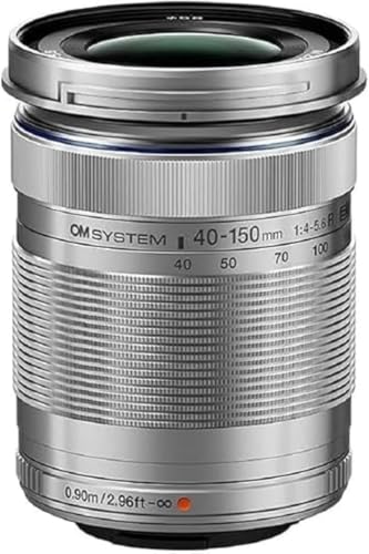 OM System M.Zuiko Digital ED 40-150mm f/4-5.6 Silver Telephoto Zoom Lens
