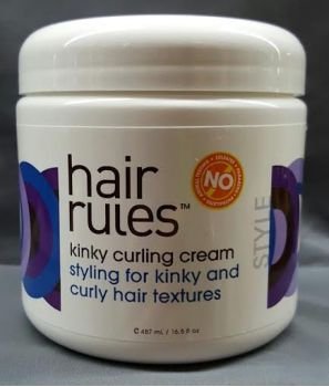 Amazon Com Hair Rules Kinky Curling Cream 16 Oz Curl