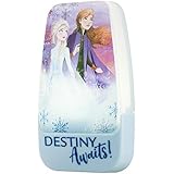 Disney Frozen Anna and Elsa Plug-in LED Night Light, Dusk-to-Dawn Sensor, Girlâ€™s Room DÃ©cor, UL-Listed Ideal for Bedroom, Nursery, Bathroom, 45670