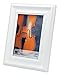 Kiera Grace Callard Wood Picture Frame, 5 by 7-Inch, White