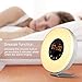 [2017 Upgraded Version]Wake Up Light Alarm Clock Sunrise Simulation Digital Clock , 6 Natural Sounds, FM Radio, Snooze/Sunset Function, Touch Control 7 Colors LED Night Light With USB Charger