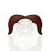 Hipsterkid Mustachifier Pacifier 0-6 Months | BPA-Free, Orthodontic Silicone Nipple | Cute, Funny, Mustache Binkies | Gift for Babies, Newborns, Infants, Toddlers (Cowboy)