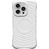 CASETiFY Ripple Case for iPhone 16 Pro [Silicone / 6.6 ft. 2X Military Grade Drop Protection/Compatible with Magsafe] - White