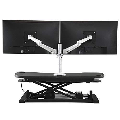 image for VersaDesk Omniview Dual Monitor Arm - Black, Universal mounting Bracke
