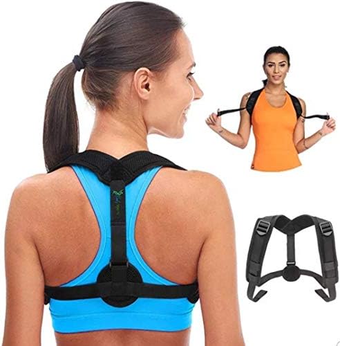 Posture Corrector by Body Work Gear - Unisex for Men and Women - Spinal Support - Back, Shoulder, and Neck Pain Relief - Comfortable Back Brace Fully Adjustable to Fit All Sizes - FDA Approved