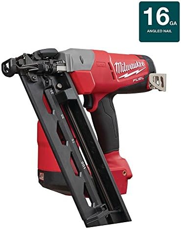 Milwaukee M18 FUEL 18-Volt Lithium-Ion Brushless Cordless 16-Gauge Angled Finish Nailer (Tool Only)