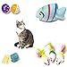 SenYoung 27PCS Cat Toys Kitten Toys, Interactive Cat Toy Set including Cat Teaser Wand, Catnip Fish, Cat Teather Toy, Feather Mice, Silvervine Chew Stick