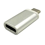 Exuun USB 3.1 Type C Adapter, 1Pack USB-C Female to Micro USB Male Charging & Sync Data Converter Adapter Connector Connect Type C Device to Micro USB Device