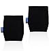 BCP 2-Piece Pocket Square Card Holder for Man's Suits (Black Color)