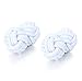 Jstyle Silk Knot Cufflinks for Men Women Shirt Unique Vintage 6 Pairs a Set