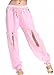 ZLTdream Women's Belly Dance Coins Lantern Pants