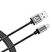iPhone 7 Charger, Cambond Nylon Braided 8 Pin Data Sync USB Cable Cord for iPhone 7/7 Plus / 6s / 6s Plus / 6/6 Plus / 5s / 5c / 5, iPad Air, Mini, iPad Pro, iPad 4th, iPod 7(Black)