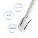 Lansung sonic rechargeable electric toothbrush For Kids And Adult Dentists recommend 3 modes vibration sound small with 4 replacement head 1charging base and 1 suitcase (blue)