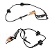 AUTEX 2PCS ABS Wheel Speed Sensor Front Left & Right ALS1086 ALS1098 For 2002 2003 2004 2005 2006 Honda CR-V 2.4L