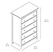 Stork Craft Kenton 5 Drawer Universal Dresser, Black