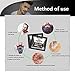 SUNSENT Beard Coloring Shampoo for Men,Instant Black Beard Shampoos In 5 Minutes-Lasting 4 Weeks (5pcs)