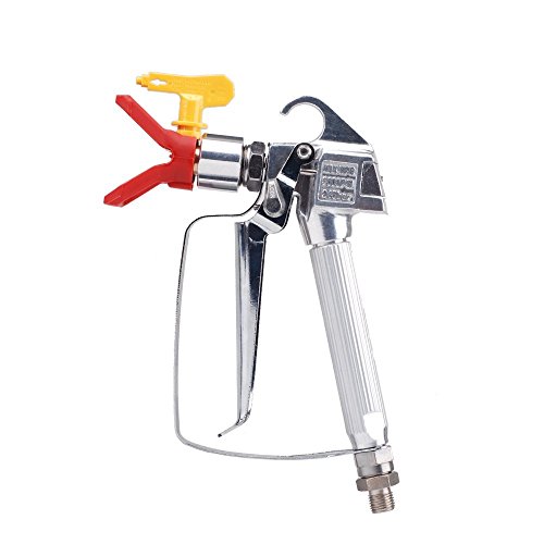 Click Here to See More Images WElinks Airless Paint Spray Gun, High Pressure 3600 PSI Airless Paint Spray Gun With 517 Tip Guard Swivel Joint for Graco TItan Wagner Sprayers