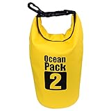 Flammi Waterproof 2L Dry Bag Keeps Gear Dry for Kayaking Beach Rafting Boating Fishing Camping Hiking