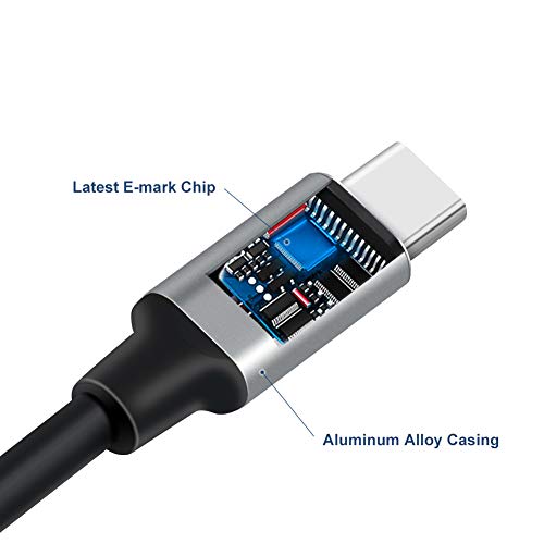 image for Sinstar USB-C to USB-C 3.1 Cable (3.3ft) Gen 2 Thunderbolt 3 Type-C Ca